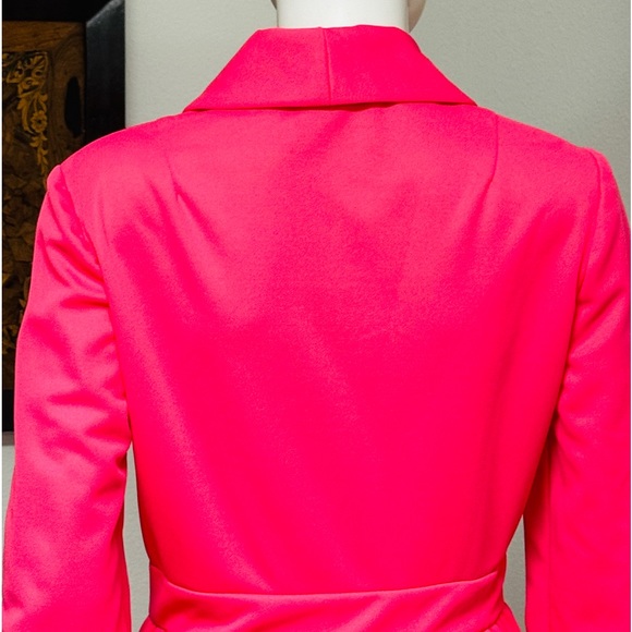 Pink Long Sleeve Polyester Gown - Picture 8 of 12
